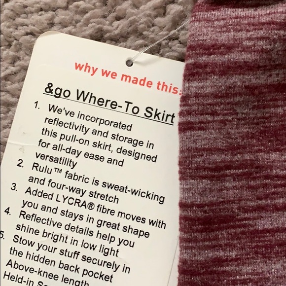 Lululemon Skirt - Picture 5 of 6